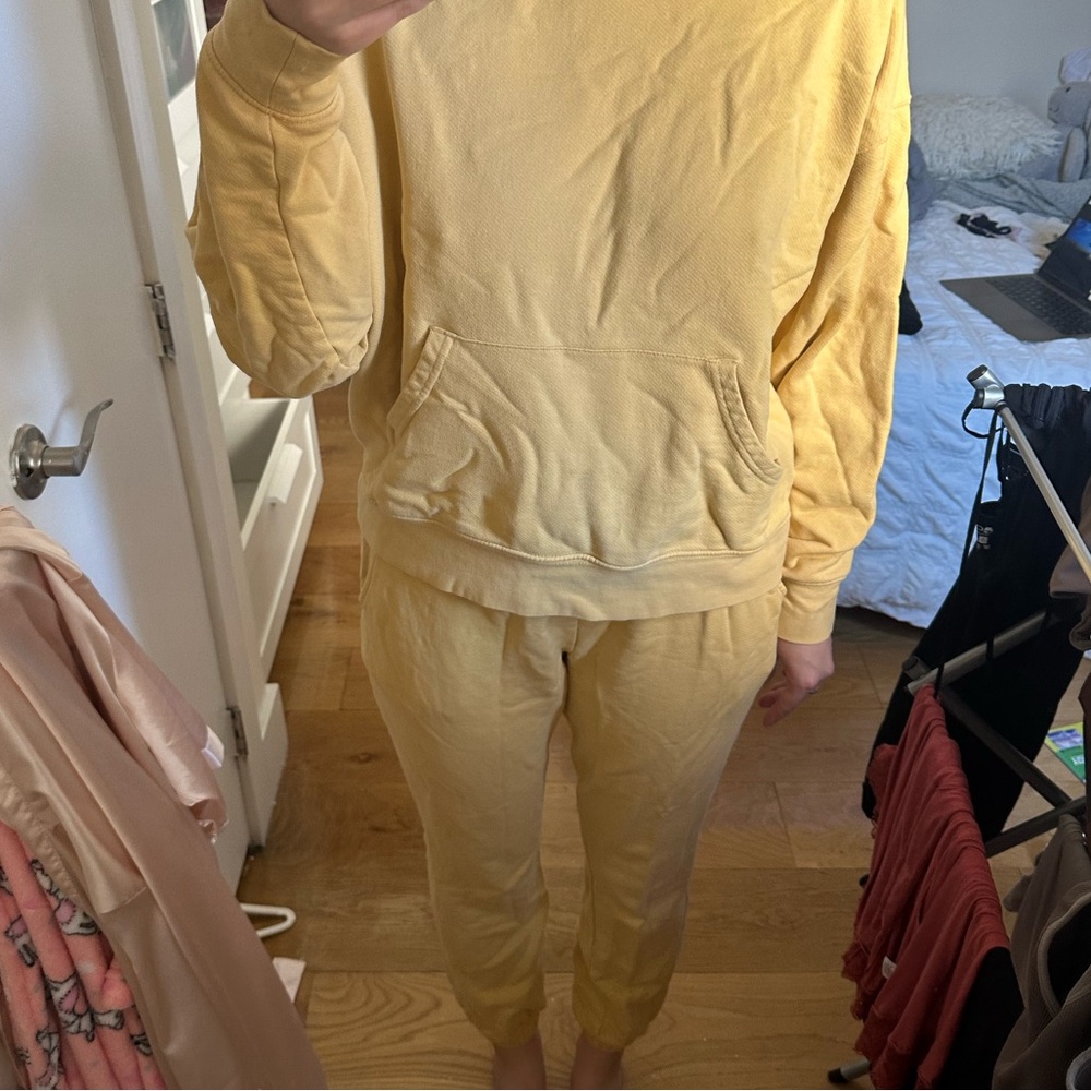 We Wore What Yellow Sweatset